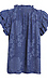 Split Neck Tiered Sleeve Blouse Thumb 2