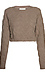 Long Sleeve Cropped Pullover Sweater Thumb 1