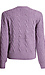 Puff Sleeve Cable Knit Sweater Thumb 2