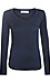 V-Neck Long Sleeve Top Thumb 1