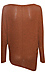 Long Sleeve Brushed Asymmetrical Hem Top Thumb 2