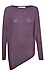 Long Sleeve Brushed Asymmetrical Hem Top Thumb 1