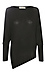 Long Sleeve Brushed Asymmetrical Hem Top Thumb 1
