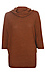 Cowl Neck 3/4 Sleeve Brushed Top Thumb 1