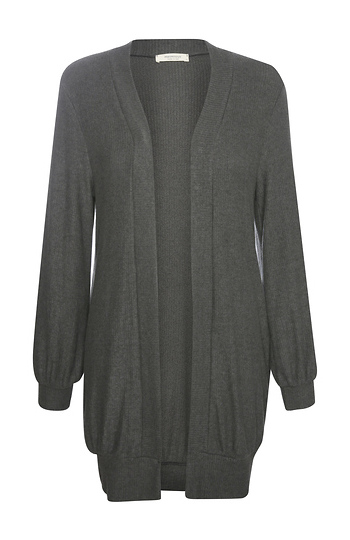Brushed Hacci Cardigan Slide 1