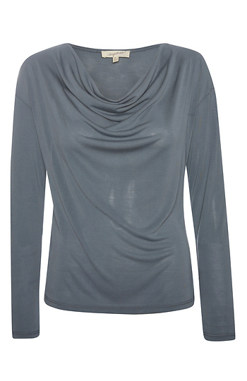 Cowl Neck Long Sleeve Slide 1