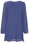 Long Sleeve Pleated Dress