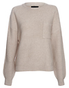 Round Neck Pullover with Pocket