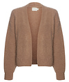 Cropped Open Cardigan