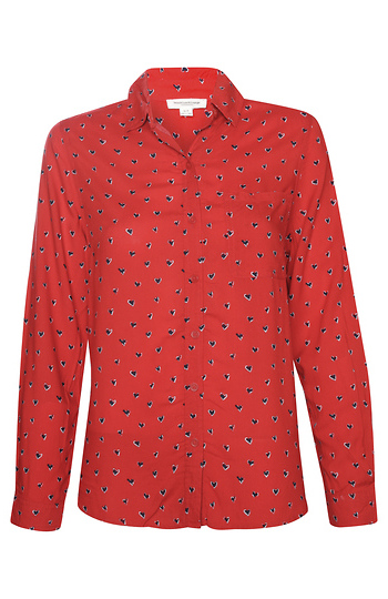 Beach Lunch Lounge Printed Button Down Slide 1