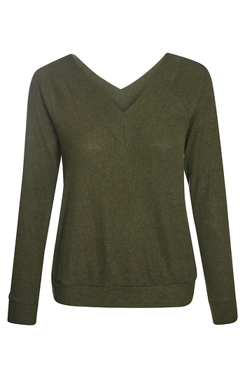 Ribbed V-Front Brushed Top Slide 1