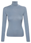 Fitted Turtleneck Long Sleeve Top