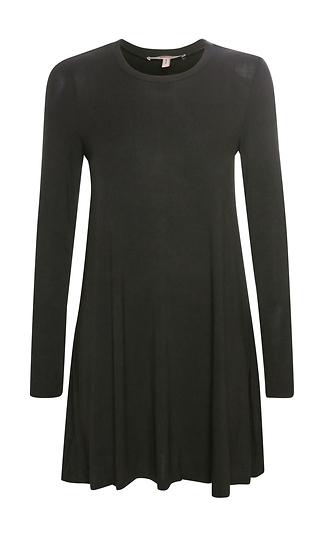 BCBGeneration Long Sleeve T-shirt Dress Slide 1