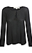 Jacquard Textured Long Sleeve Blouse Thumb 1