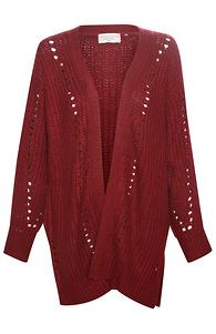 Open Front Pocket Cardigan Slide 1