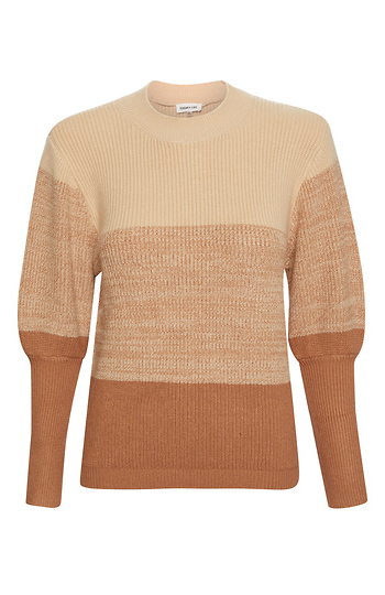Ombre Balloon Sleeve Sweater Slide 1