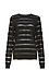 Sheer Striped Lightweight Knit Sweater Thumb 1