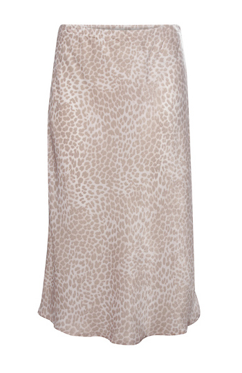 Leopard Print Midi Skirt Slide 1