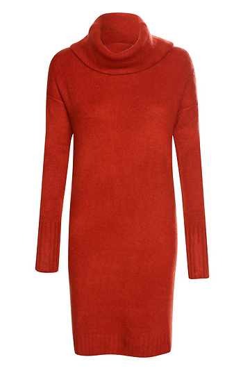Cowl Neck Sweater Dress Slide 1