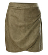 Faux Suede Skirt