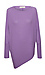 Long Sleeve Brushed Asymmetrical Hem Top Thumb 1