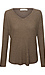 Long Sleeve Brushed Waffle Knit Top Thumb 1