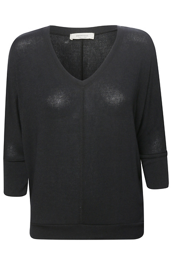 V-Neck 3/4 Dolman Sleeve Top Slide 1