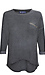 Democracy 3/4 Roll Cuff Sleeve Top Thumb 1