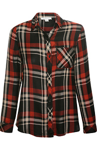 Beach Lunch Lounge Plaid Button Down Slide 1
