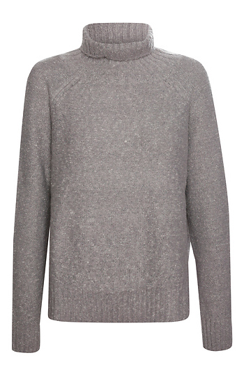 Zoe Turtleneck Speckled Sweater Slide 1