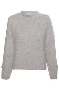Fuzzy Pom Pom Sweater Slide 1