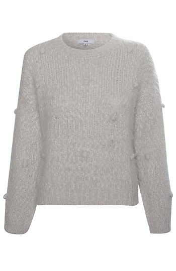 Fuzzy Pom Pom Sweater Slide 1