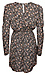 Floral Print Puff Sleeve Satin Dress Thumb 2