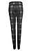 Plaid Skinny Ponte Knit Pants Thumb 2
