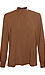 Shirring Mock Neck Top Thumb 1