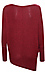 Long Sleeve Brushed Asymmetrical Hem Top Thumb 2