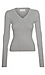 V-Neck Ribbed Top Thumb 1