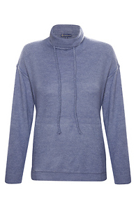 Democracy Long Sleeve Funnel Neck Sweater Slide 1