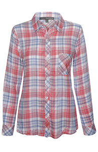 Plaid Button Down Shirt Slide 1