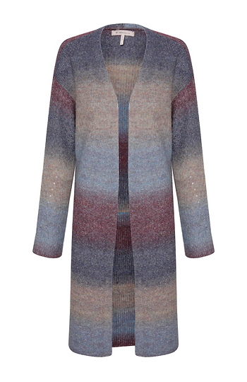 BCBGeneration Multi-Colored Open Front Cardigan Slide 1