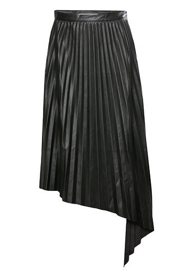 Bishop + Young Vegan Leather Midi Skirt Slide 1