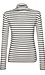 Striped Turtleneck Long Sleeve Top Thumb 1
