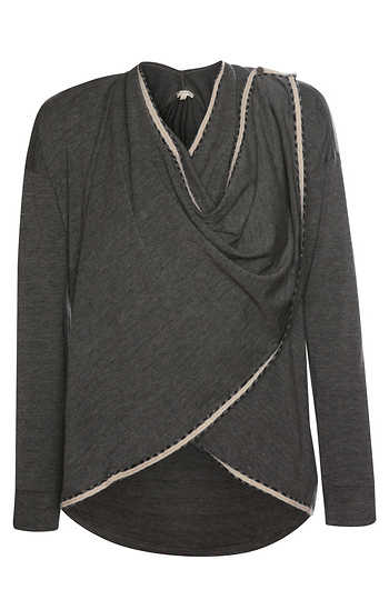 Draped Front Cardi Slide 1