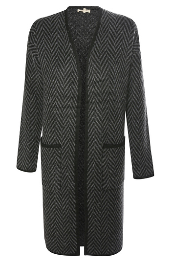 Chevron Knit Cardigan Slide 1