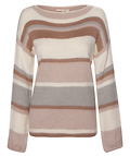 Boatneck Striped Sweater