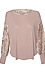 Mixed Fabric Printed Top Thumb 1