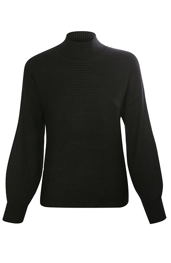 Ottoman Mock Neck Sweater Slide 1