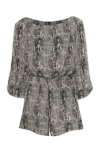 Snake Print Romper Slide 1