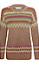 Fair Isle Fuzzy Sweater Thumb 1