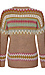 Fair Isle Fuzzy Sweater Thumb 2
